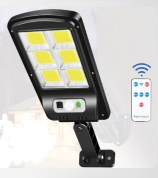 LAMPARA CON PANEL SOLAR