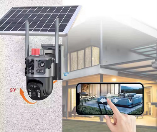 CAMARA DE SEGURIDAD CON PANEL SOLAR