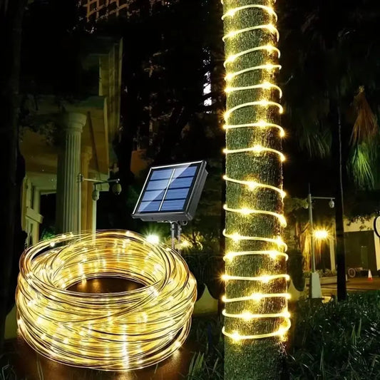 MANGUERA DE LUCES CON PANEL SOLAR