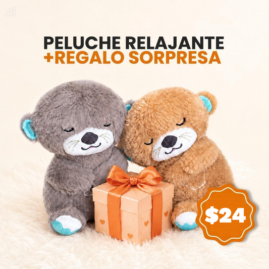 PELUCHE DE NUTRIA RELAJANTE + REGALO