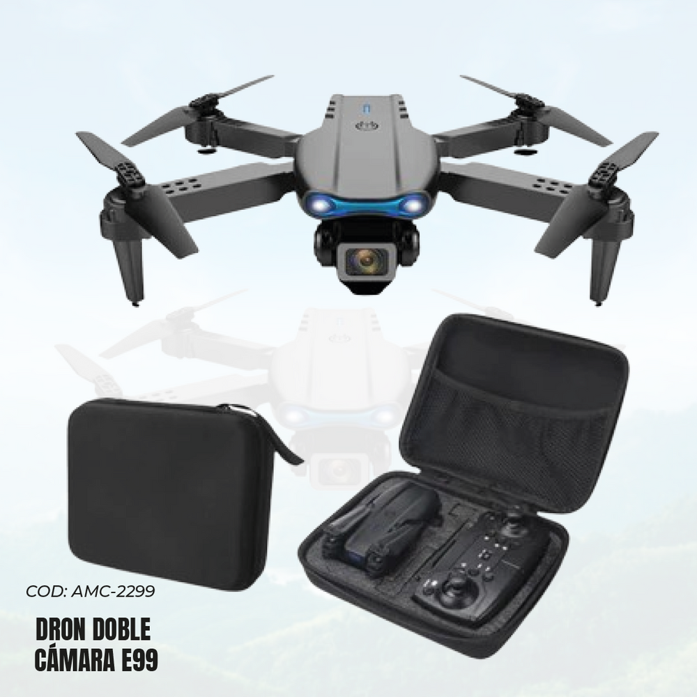 DRON CON DOBLE CAMARA E99 PRO