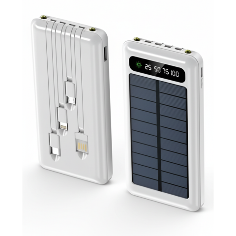 POWER BANK CON PANELSOLAR 20000mA