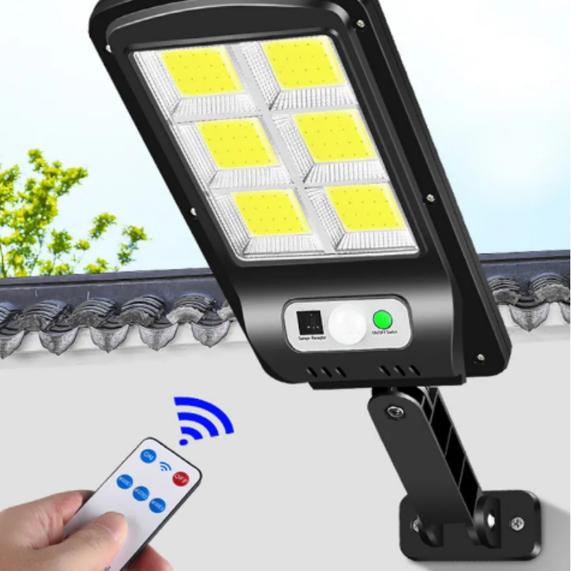 LAMPARA CON PANEL SOLAR