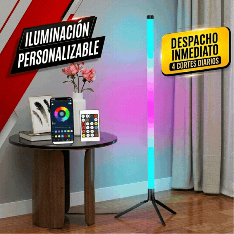 LAMPAR LED DE TUBO CON CONTROL