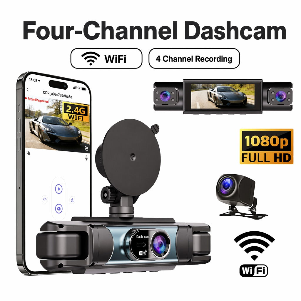 CAMARA PARA COCHE 4 CANALES