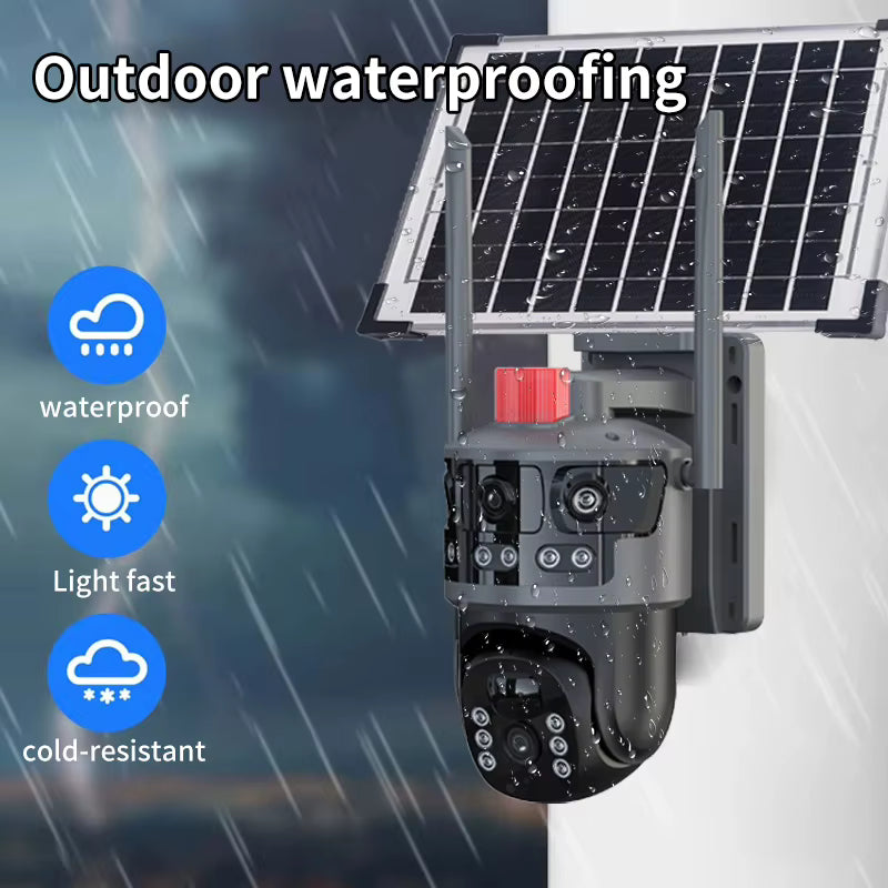 CAMARA DE SEGURIDAD CON PANEL SOLAR