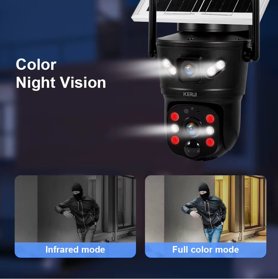 CAMARA DE SEGURIDAD CON SIRENA (EXTERIOR)