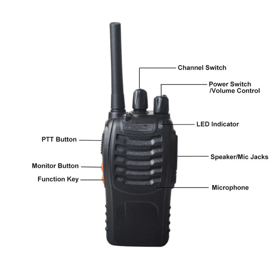 RADIO WALKIE TALKIE PROFESIONAL CON AUDIFONOS