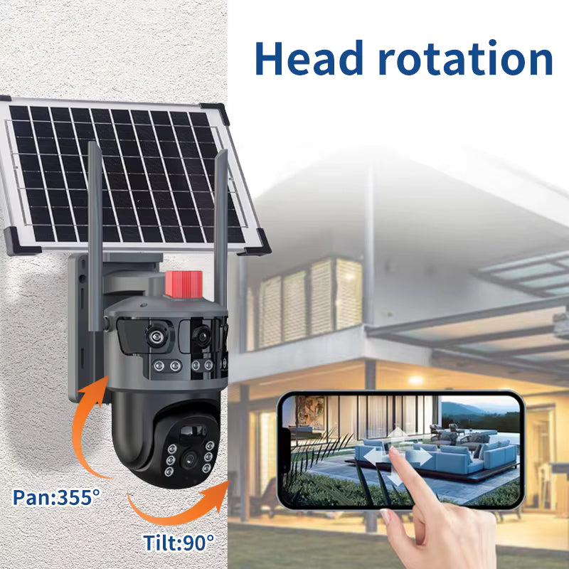 CAMARA DE SEGURIDAD CON PANEL SOLAR
