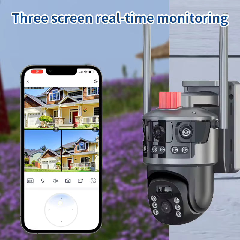 CAMARA DE SEGURIDAD CON SIRENA (EXTERIOR)