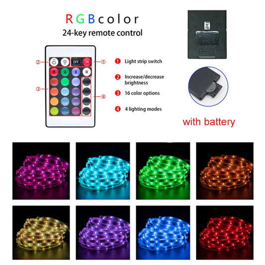 CINTA LED 5M MULTICOLOR CON CONTROL
