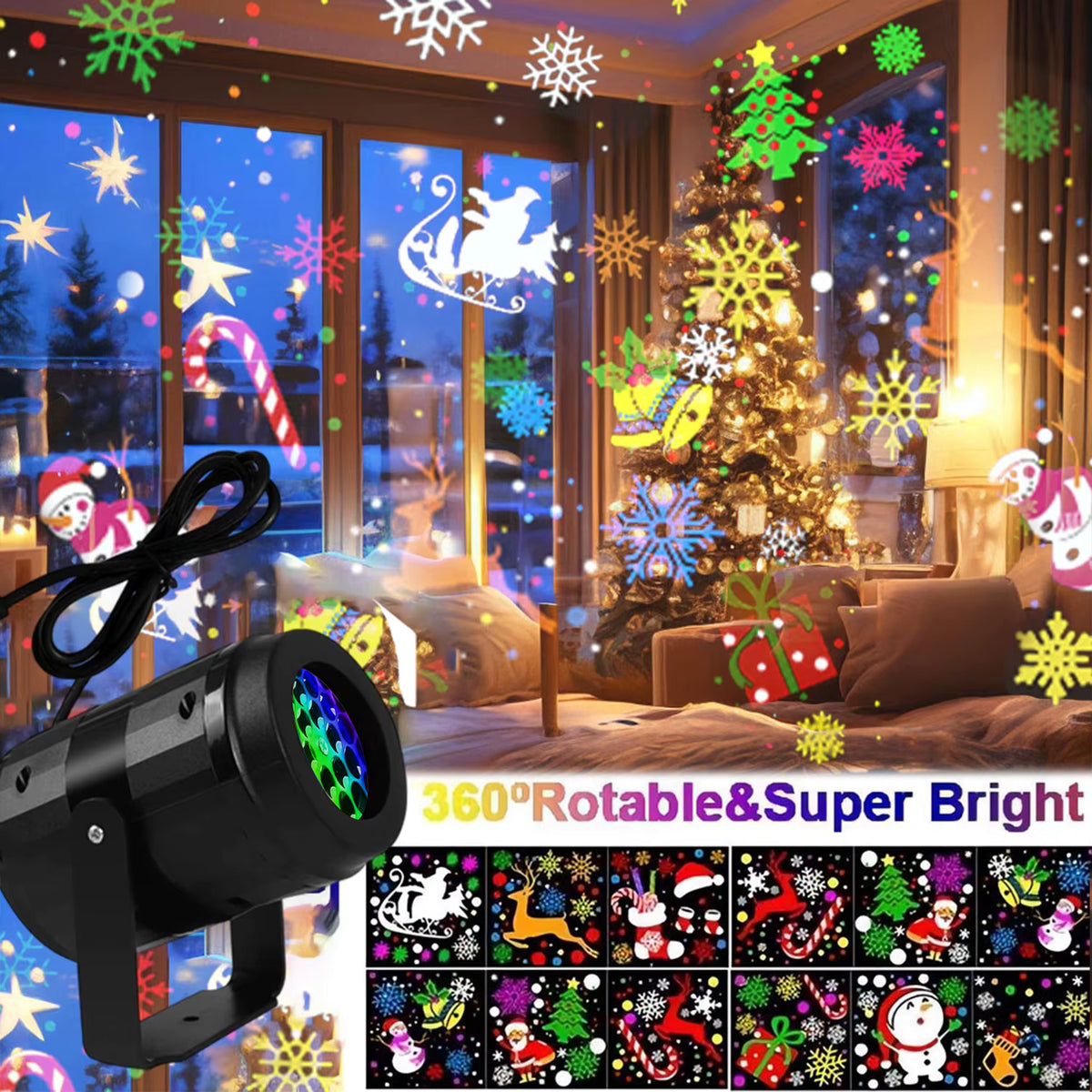 PROYECTOR NAVIDEÑO