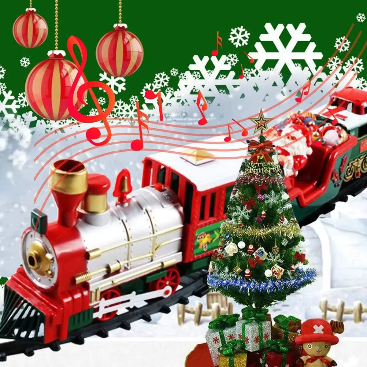 TREN DE NAVIDAD CON PISTA