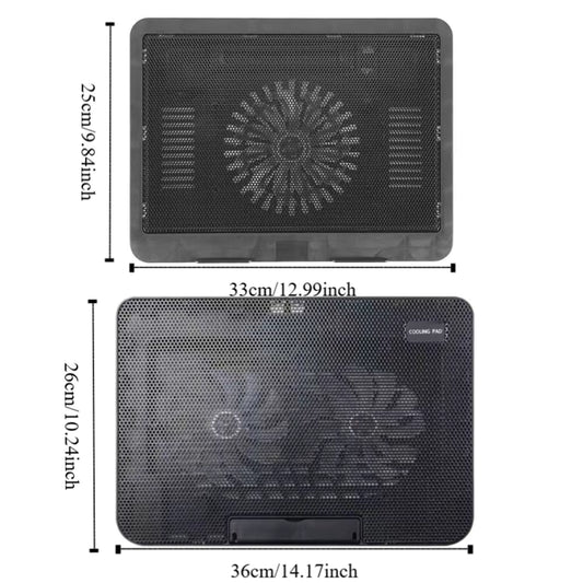 COOLER CON VENTILADOR PARA LAPTOP