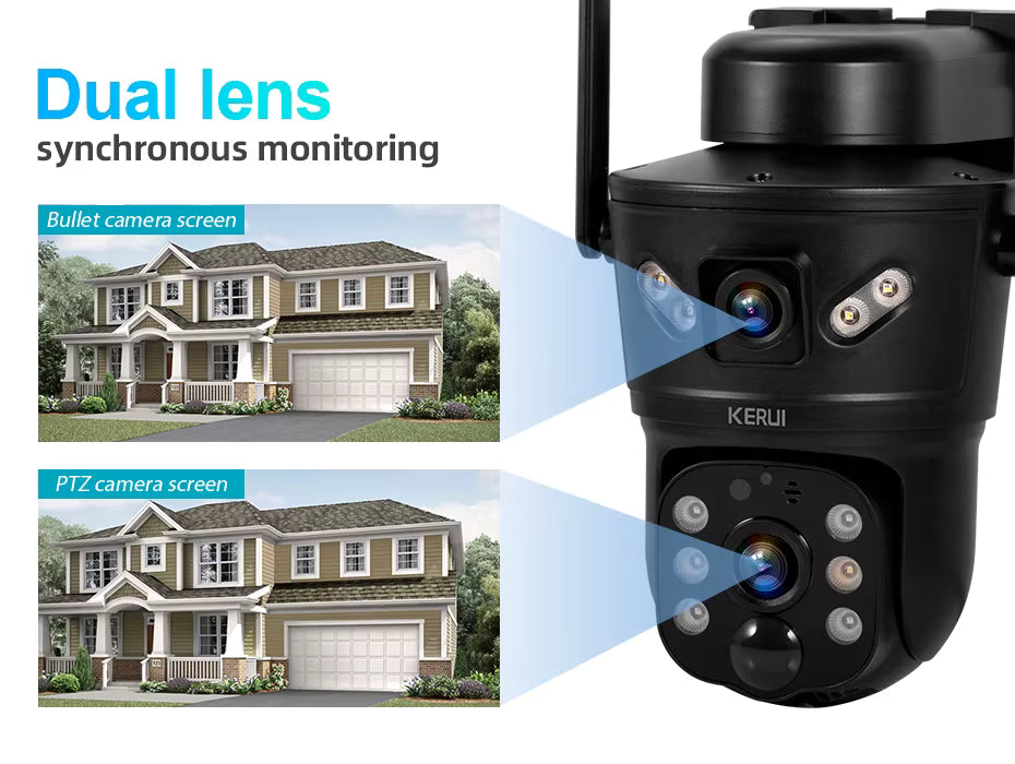 CAMARA DE SEGURIDAD CON SIRENA (EXTERIOR)