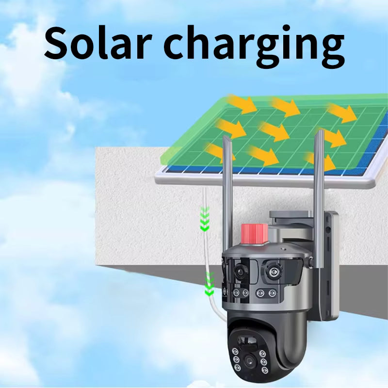 CAMARA DE SEGURIDAD CON PANEL SOLAR