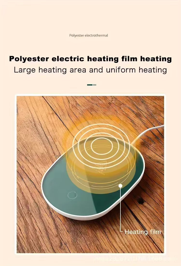 TAZA DE CAFE CON RECIPIENTE CALEFACTOR