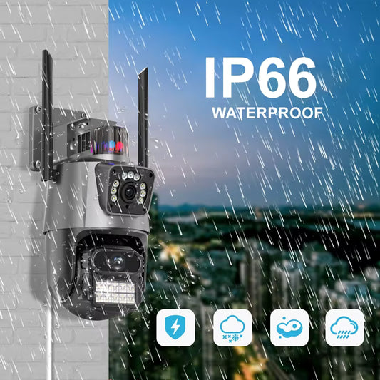 CAMARA DE SEGURIDAD CON SIRENA (EXTERIOR)