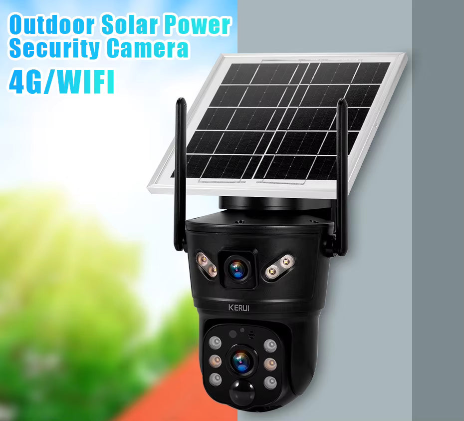 CAMARA DE SEGURIDAD CON PANEL SOLAR