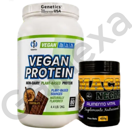 PROTEINA VEGANA 2kg +1 MACA NEGRA
