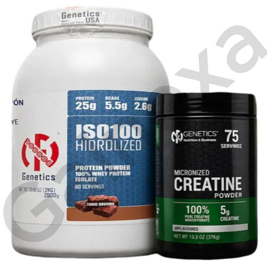 COMBO 1 PROTEINA ISO100 CHOCOLAT + 1 CREATINA MONOHIDRATED